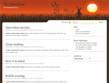 Tablet Screenshot of macalope.com